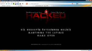 hacked site screenshot